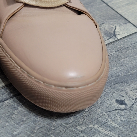 Acne Studios Face Adriana Women's Sneaker Leather Trainers Streetwear Dusty Pink - Picture 5 of 16